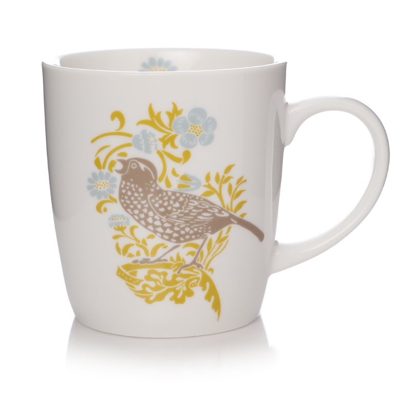 William Morris Strawberry Thief Porcelain Mug