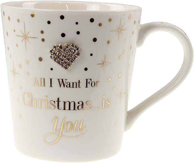 Hearts Designs All I Want For Christmas Is You Mug