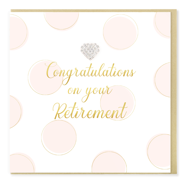 Hearts Designs Congratulations on your Retirement Card