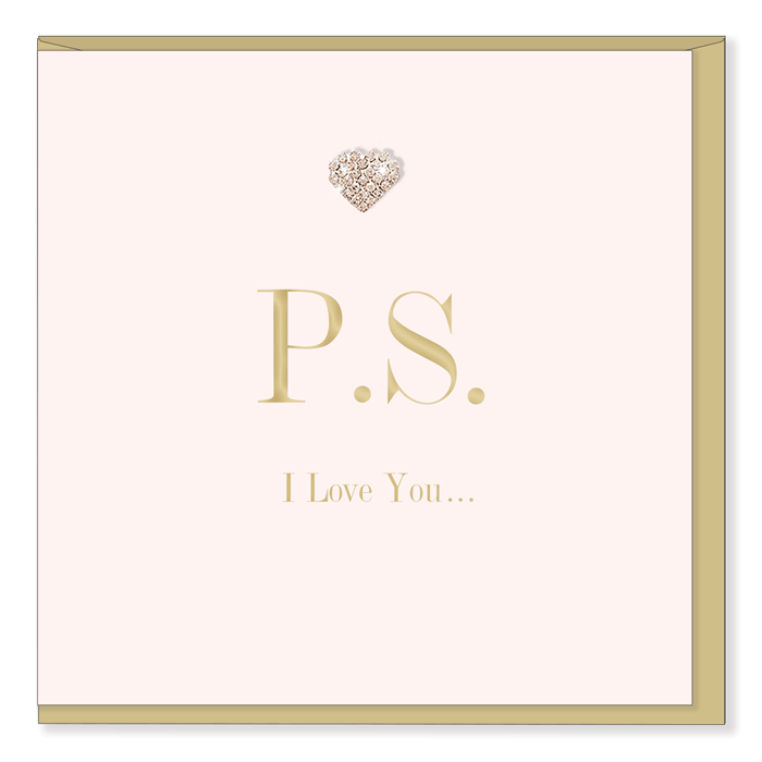 Hearts Designs PS I Love You Card