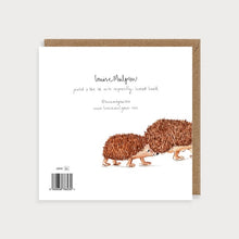 Load image into Gallery viewer, Animal Blanks Hedgehogs Card

