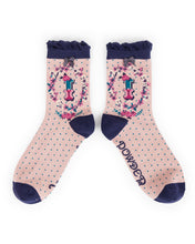 Load image into Gallery viewer, Powder Initial Socks Letter I

