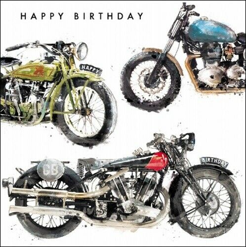 Just Josh Motorbikes Happy Birthday Card