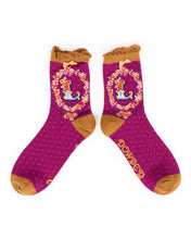 Load image into Gallery viewer, Powder Initial Socks Letter L
