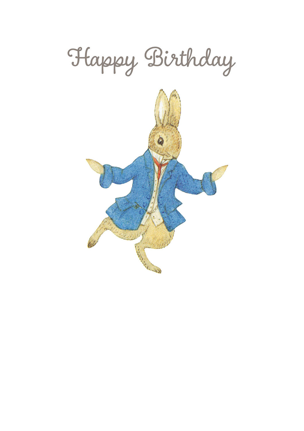 Little Grey Rabbit Hare Birthday Card