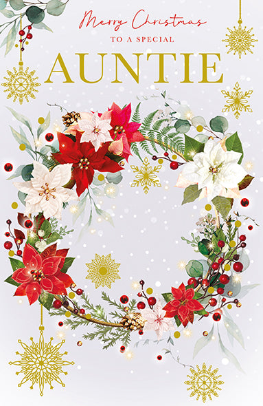 La Fleur Christmas Auntie Card