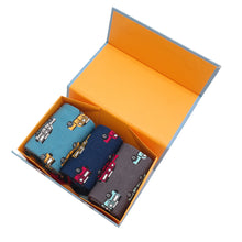 Load image into Gallery viewer, Men&#39;s Bamboo Socks Trio Box Land Rovers
