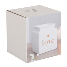 Load image into Gallery viewer, Love Ceramic Oil/Melt Burner White
