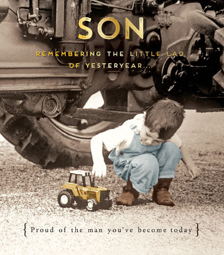 Love Unlimited Son Birthday Card
