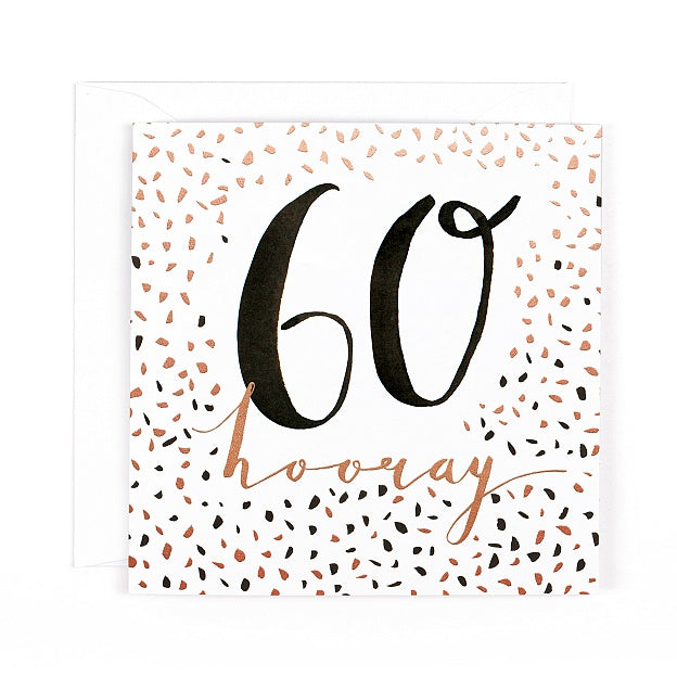 Luxe 60 Birthday Card