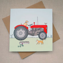 Load image into Gallery viewer, Country Range Red Massey Ferguson Tractor Card
