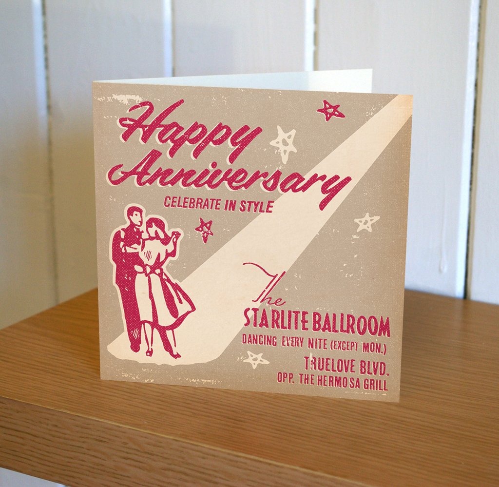Match Happy Anniversary Starlite Ballroom Card