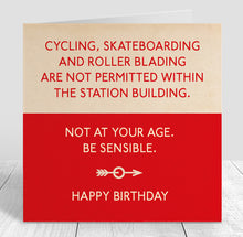 Load image into Gallery viewer, Mind The Gap Be Sensible Card
