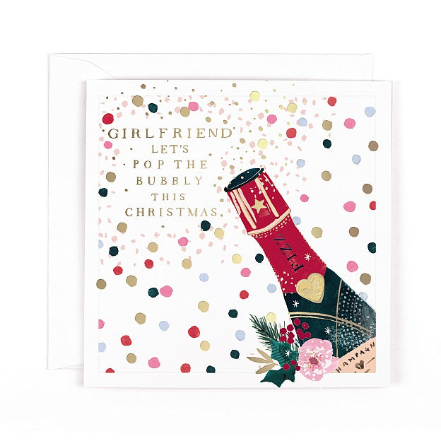 Oh Dotty Christmas Girlfriend Card