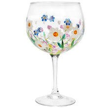 Load image into Gallery viewer, Gin Glass Painted Daisies
