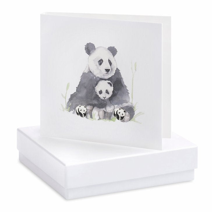C&C Earrings & Card Box Pandas