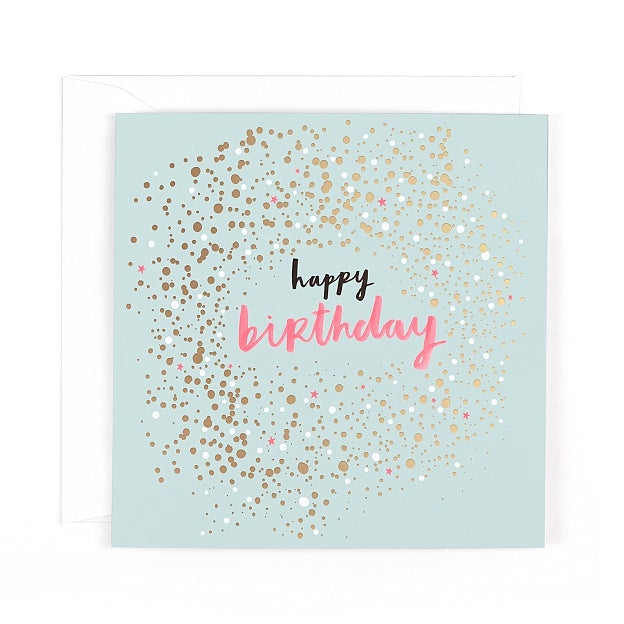 Parasol Happy Birthday Confetti Card