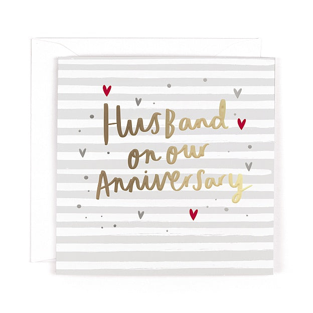 Parasol Husband Anniversary Card