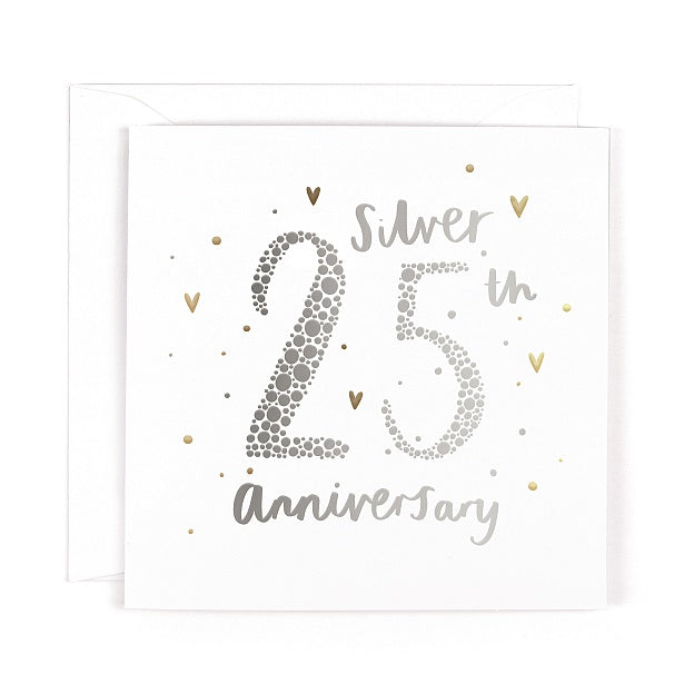Parasol 25th Silver Anniversary Card