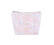 Load image into Gallery viewer, Make Up Bag Large Pastel Swirl
