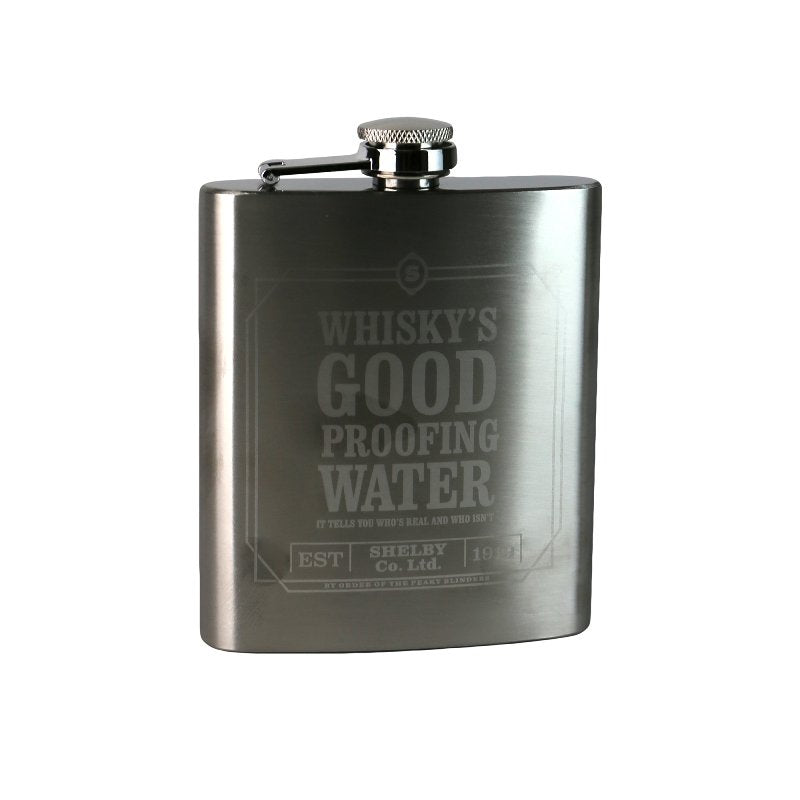 Peaky Blinders Whisky's Good Proofing Water Hip Flask