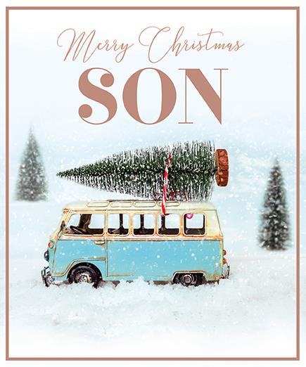 Photographic Christmas Son Card