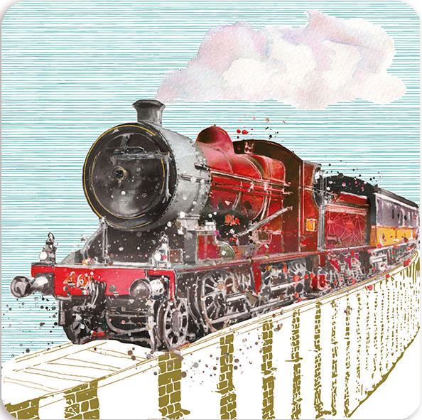 Pizazz Steam Train Card