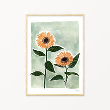 Load image into Gallery viewer, Posy Sunflowers Floral A4 Print Unframed
