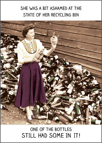 Ribticklers Recycling Bin Card