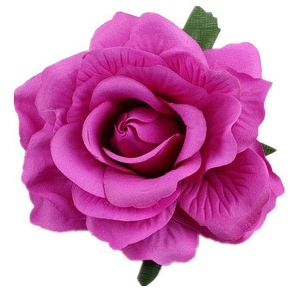Rose Flower Hair Clip Lilac