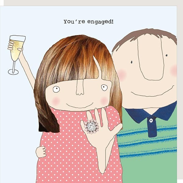Rosie Made A Thing Engaged Card