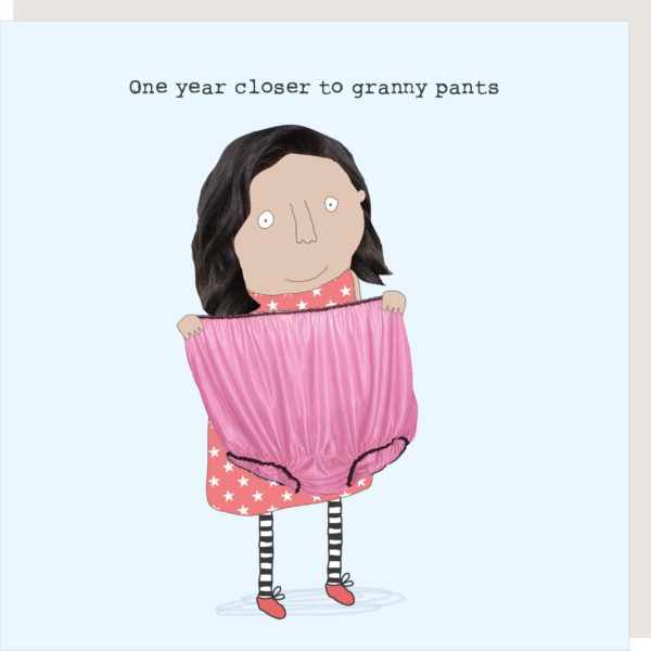 Rosie Made a Thing Granny Pants Card