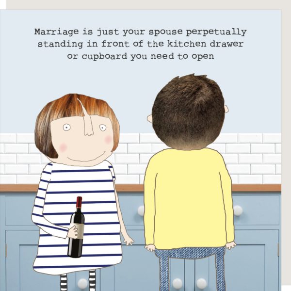 Rosie Made A Thing Marriage Kitchen Drawer Card