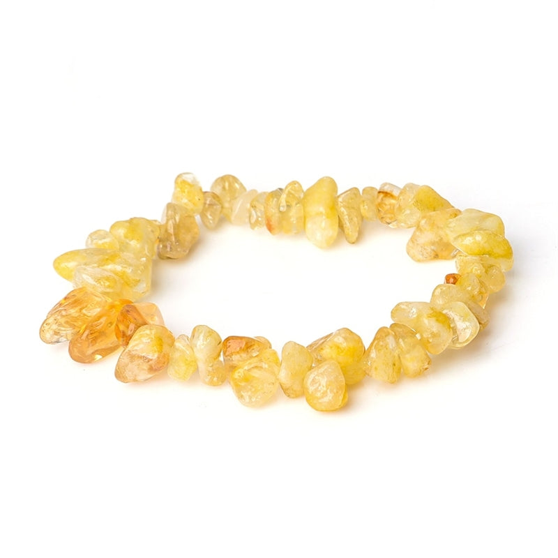 Semi Precious Chip Bracelet Citrine