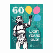 Load image into Gallery viewer, Star Wars Stormtrooper 60 Light Years Old Card

