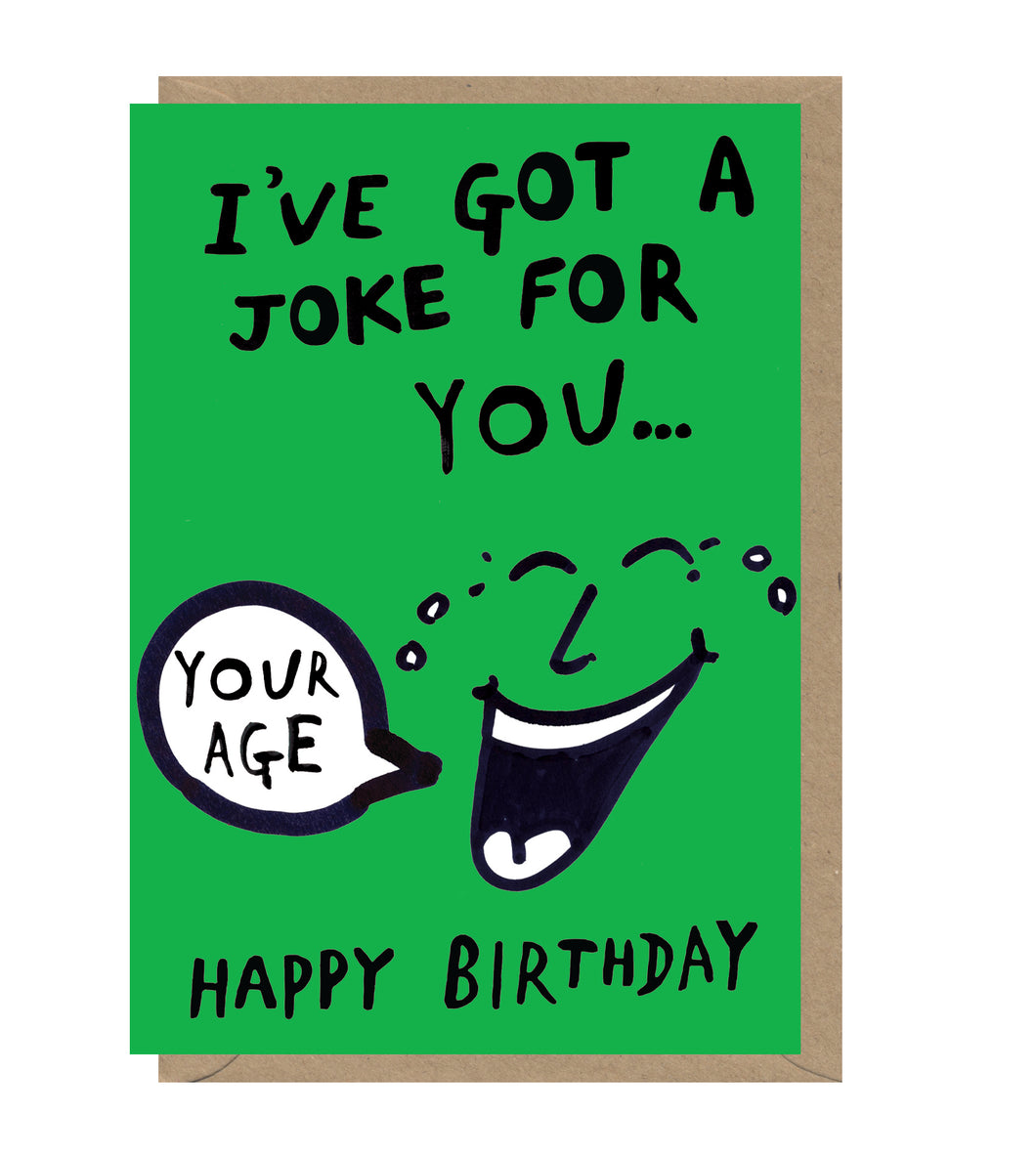 Super Fab Joke Happy Birthday Card