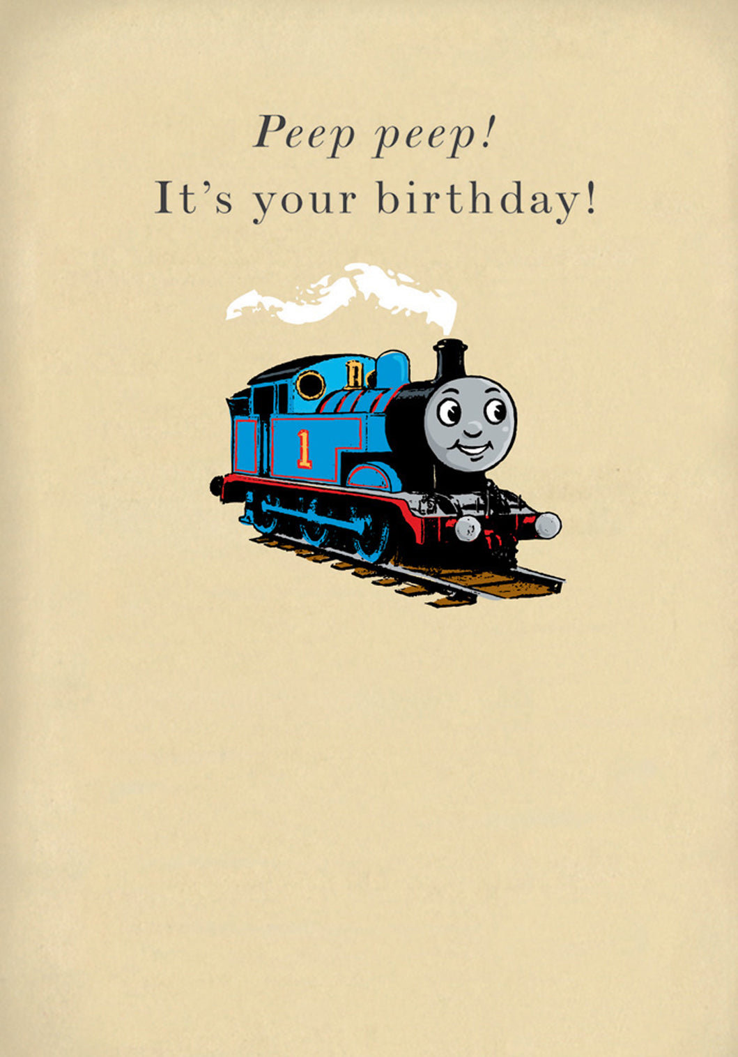 Thomas The Tank Engine Peep Peep Birthday Card
