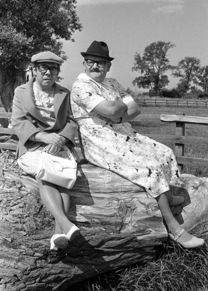 Black & White The Two Ronnies Card
