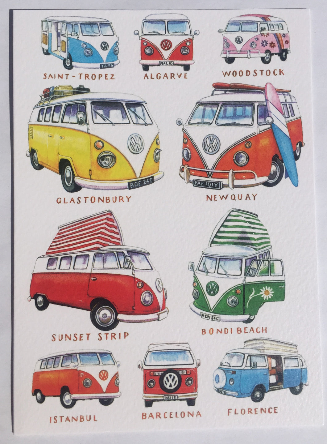 VW Campervans Card