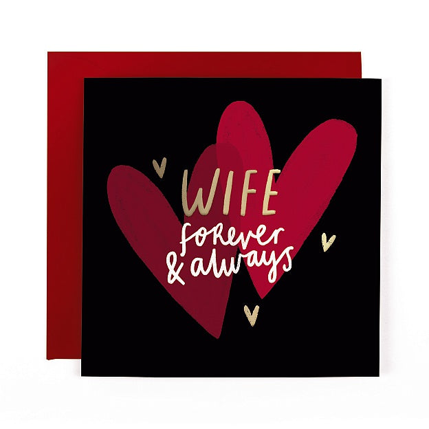 Domino Wife Hearts Card
