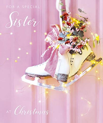 Vintage Room Christmas SIster Card