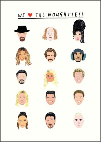 20th Century Icons We Love The Noughties Card
