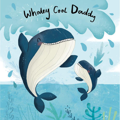 Whaley Cool Father's Day Orca Card