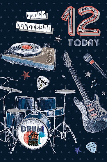 Wishing Well 12 Today Band Card