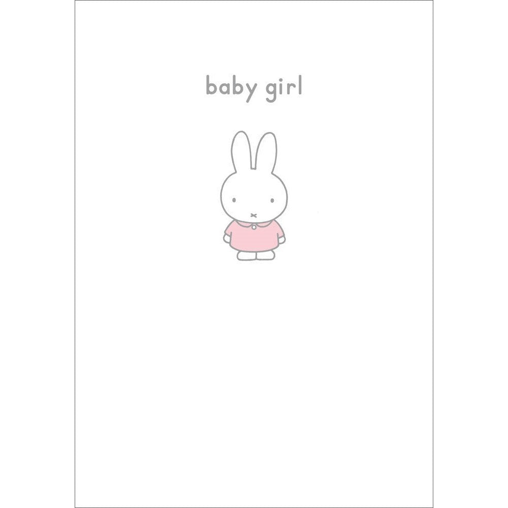 Miffy Baby Girl Card
