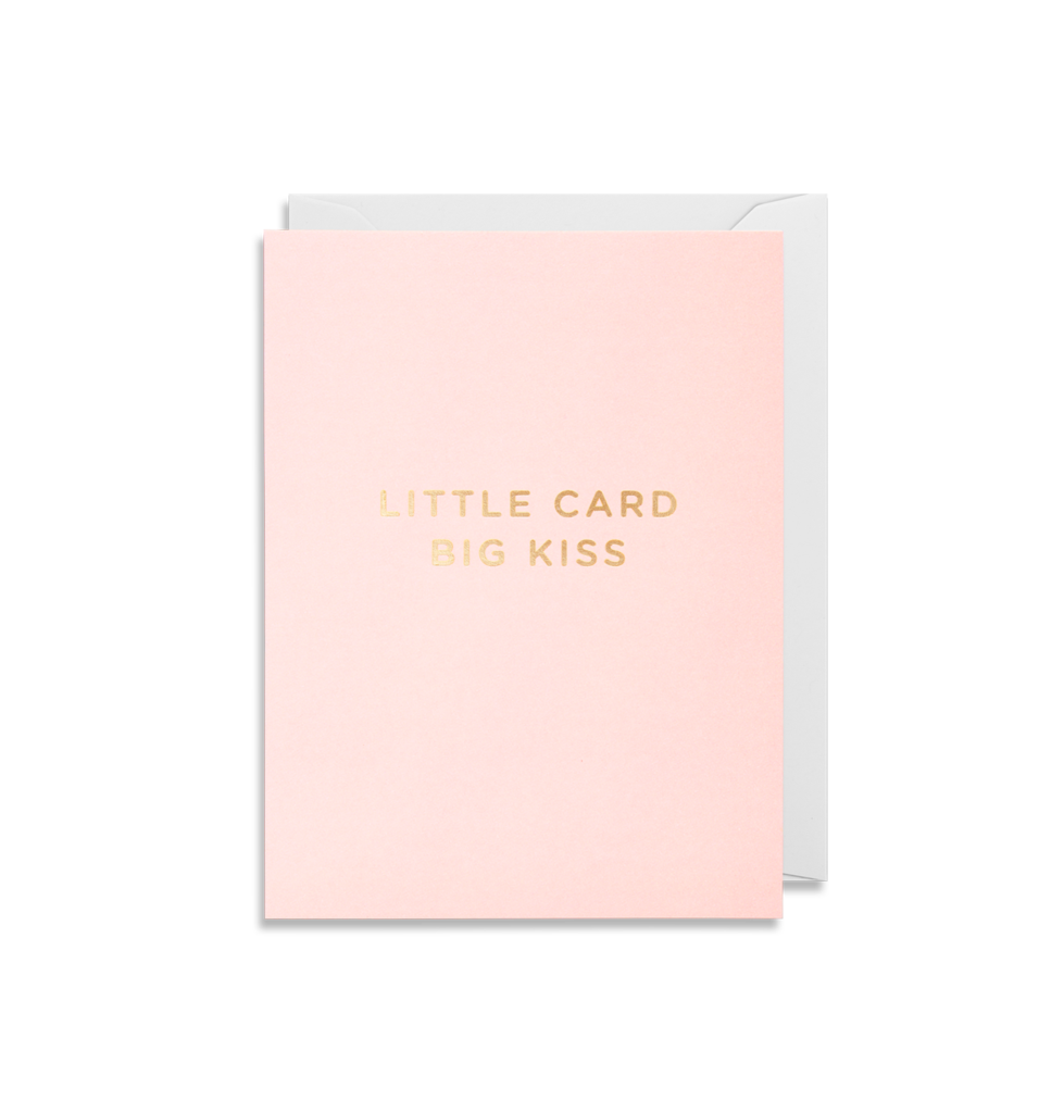 Mini Card Little Card Big Kiss