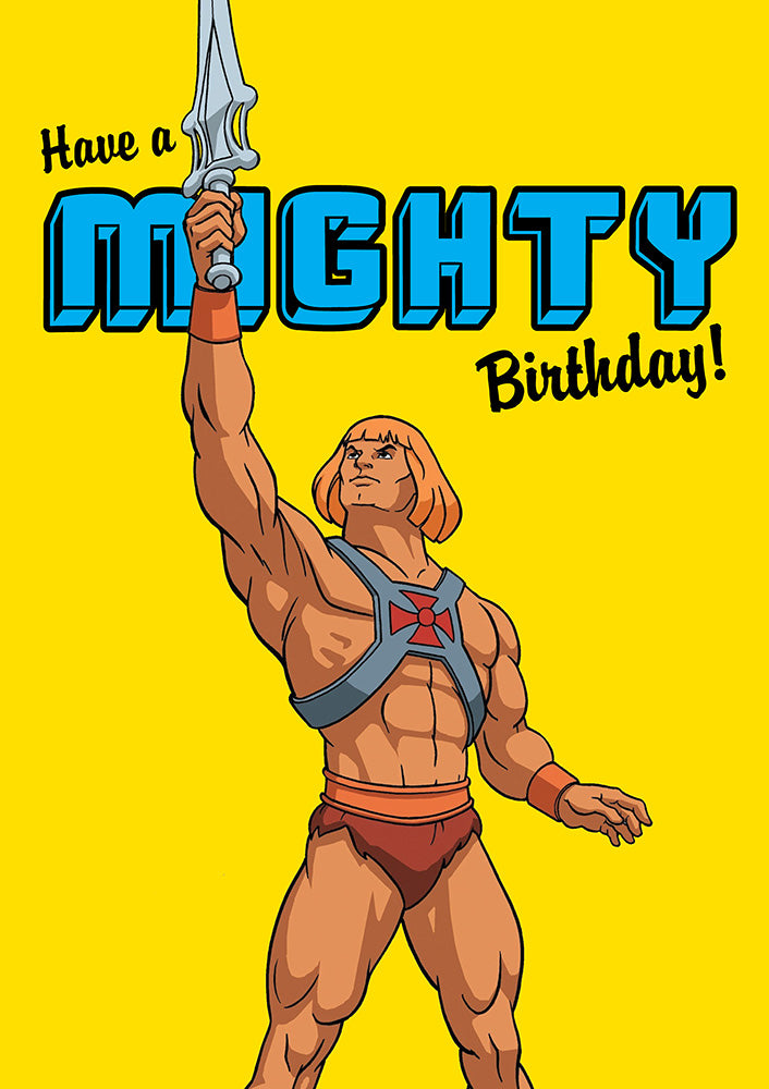 He-Man Have A Mighty Birthday Card