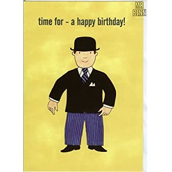 Mr Benn Time For A Happy Birthday Card