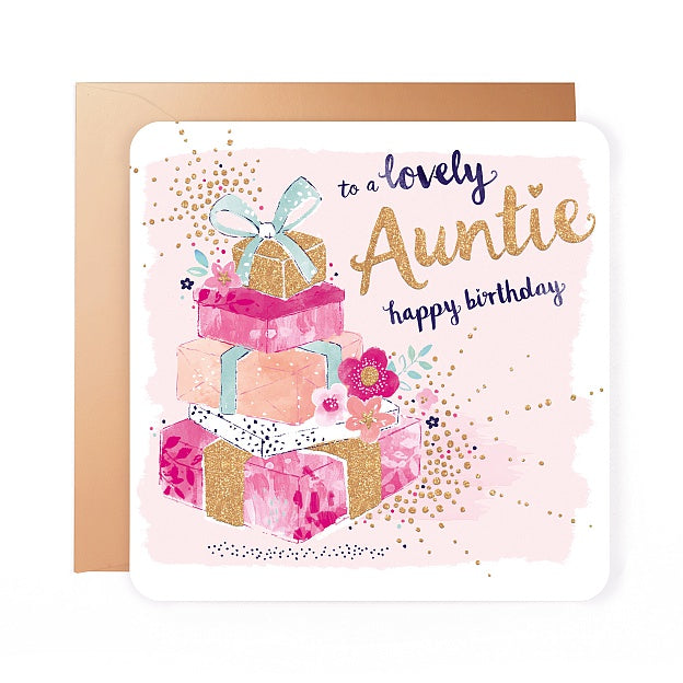 Rose Lovely Auntie Card