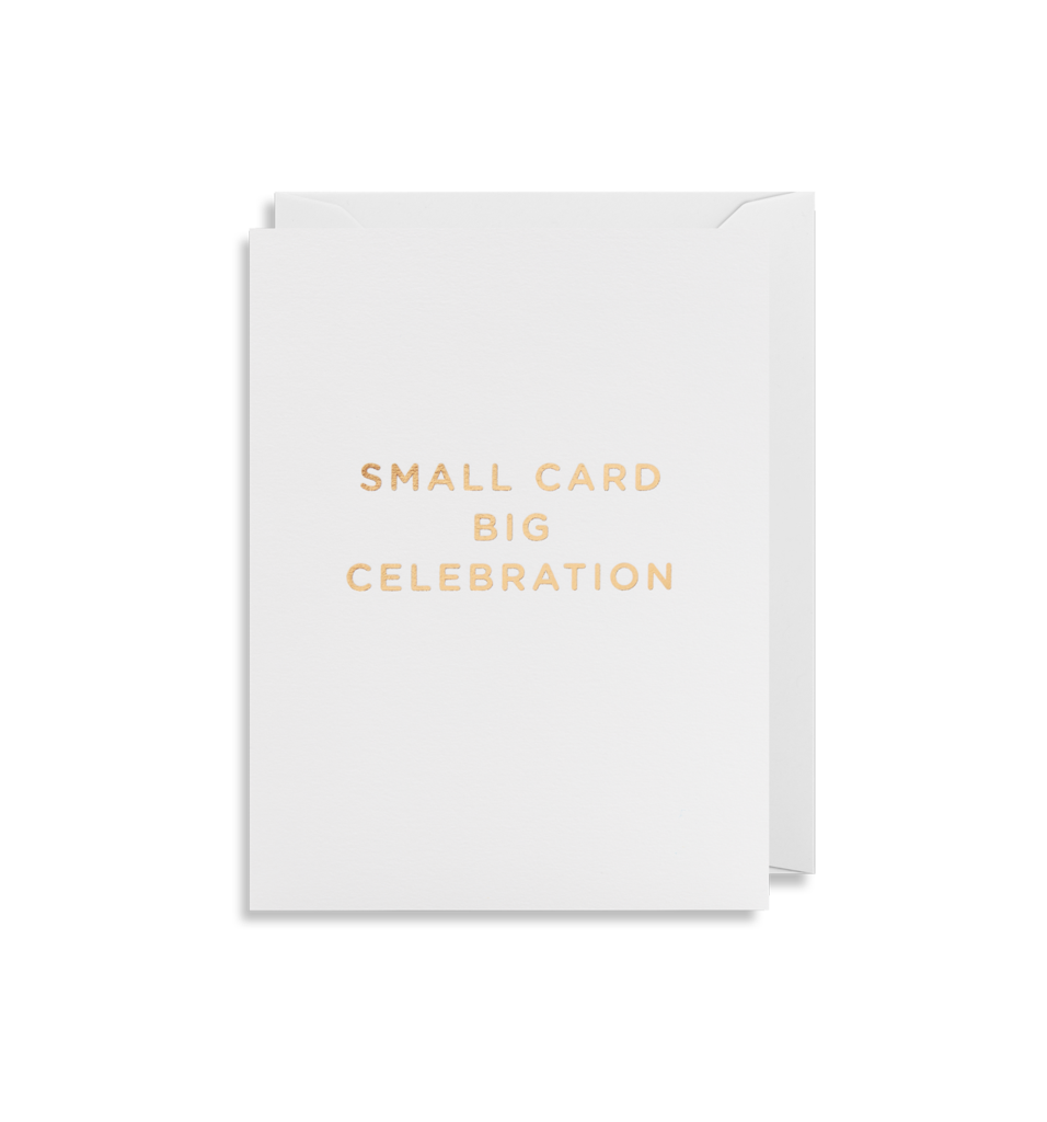 Mini Card Small Card Big Celebration